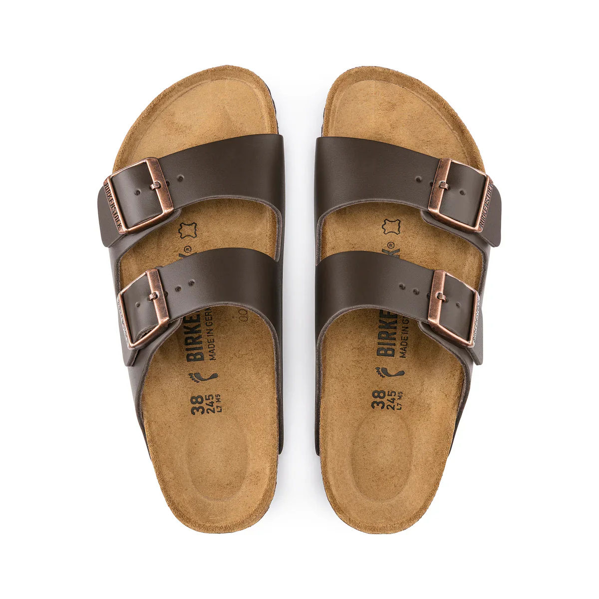 Birkenstock Arizona Smooth Leather Sandal Regular (Unisex) - Image 8