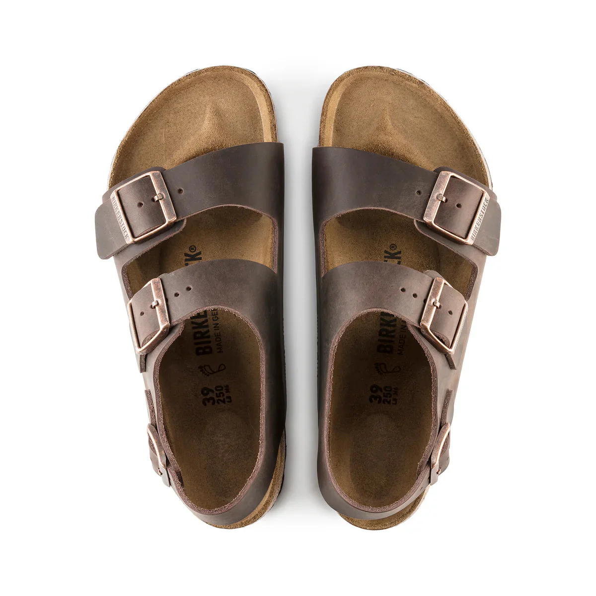 Birkenstock Milano Oiled Leather Sandal Regular (Unisex) - Image 3