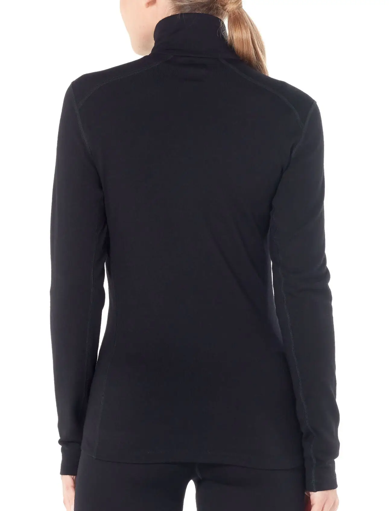 Icebreaker 260 Tech Long Sleeve Half Zip (Women's) - Black - Image 3