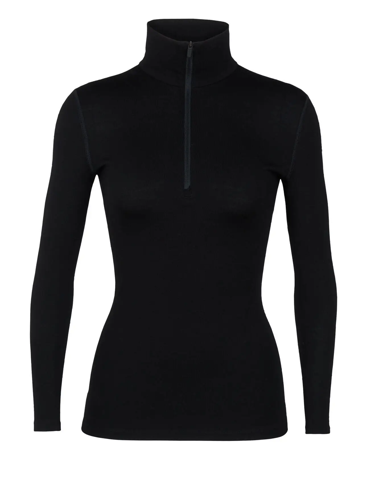 Icebreaker 260 Tech Long Sleeve Half Zip (Women's) - Black - Image 4