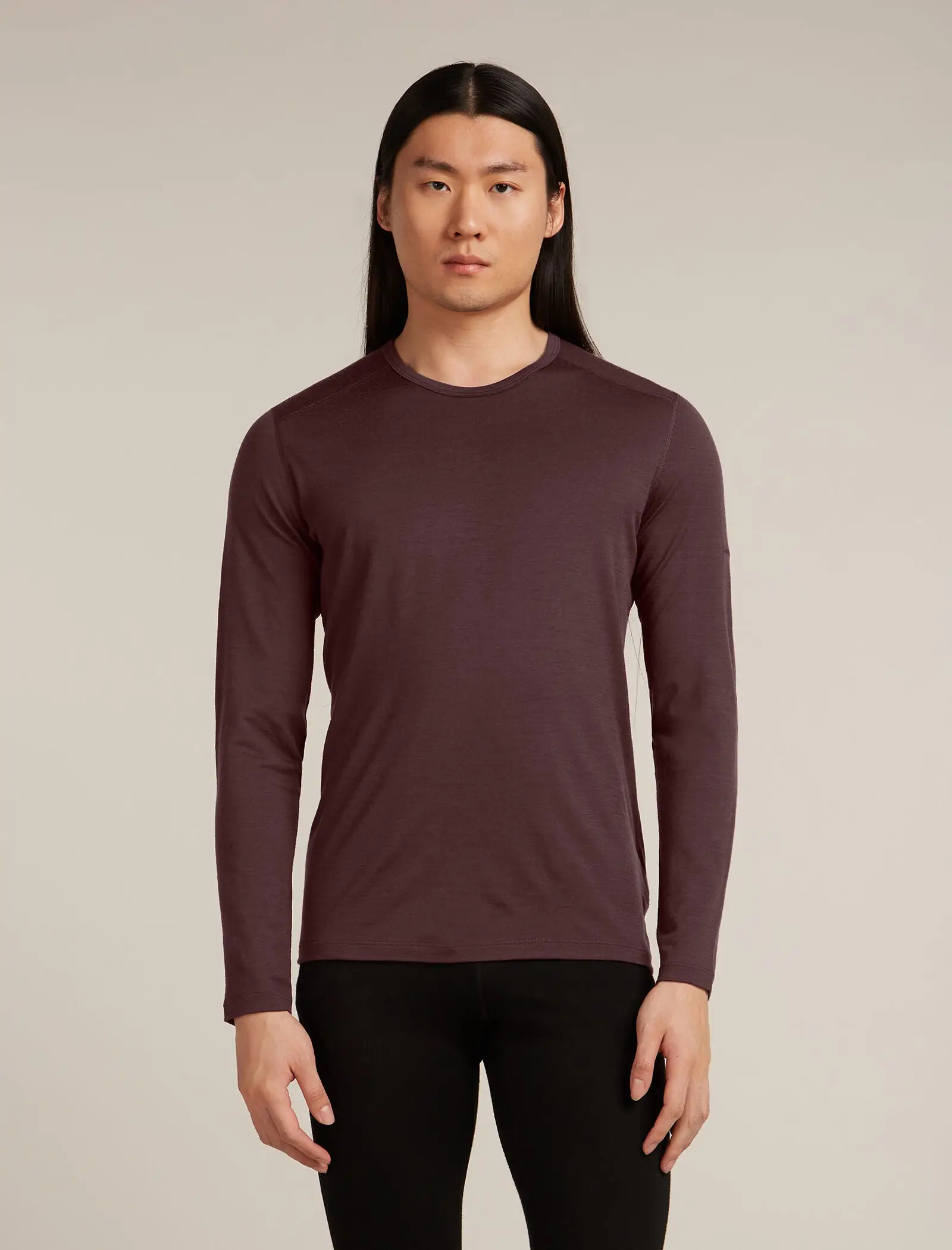 Icebreaker Merino 200 Oasis Long Sleeve Crew Thermal Top (Men's) - Image 17