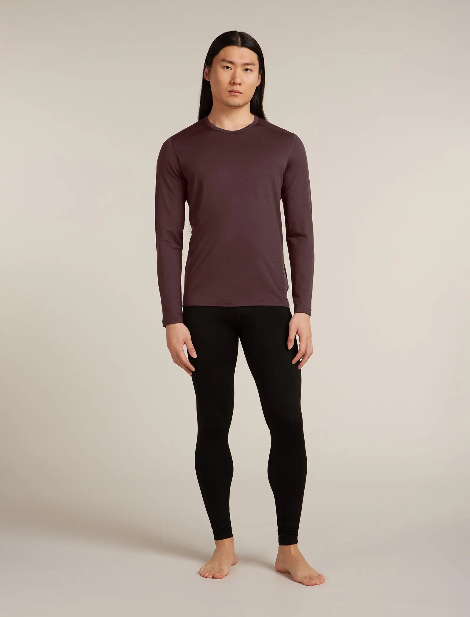 Icebreaker Merino 200 Oasis Long Sleeve Crew Thermal Top (Men's) - Image 19