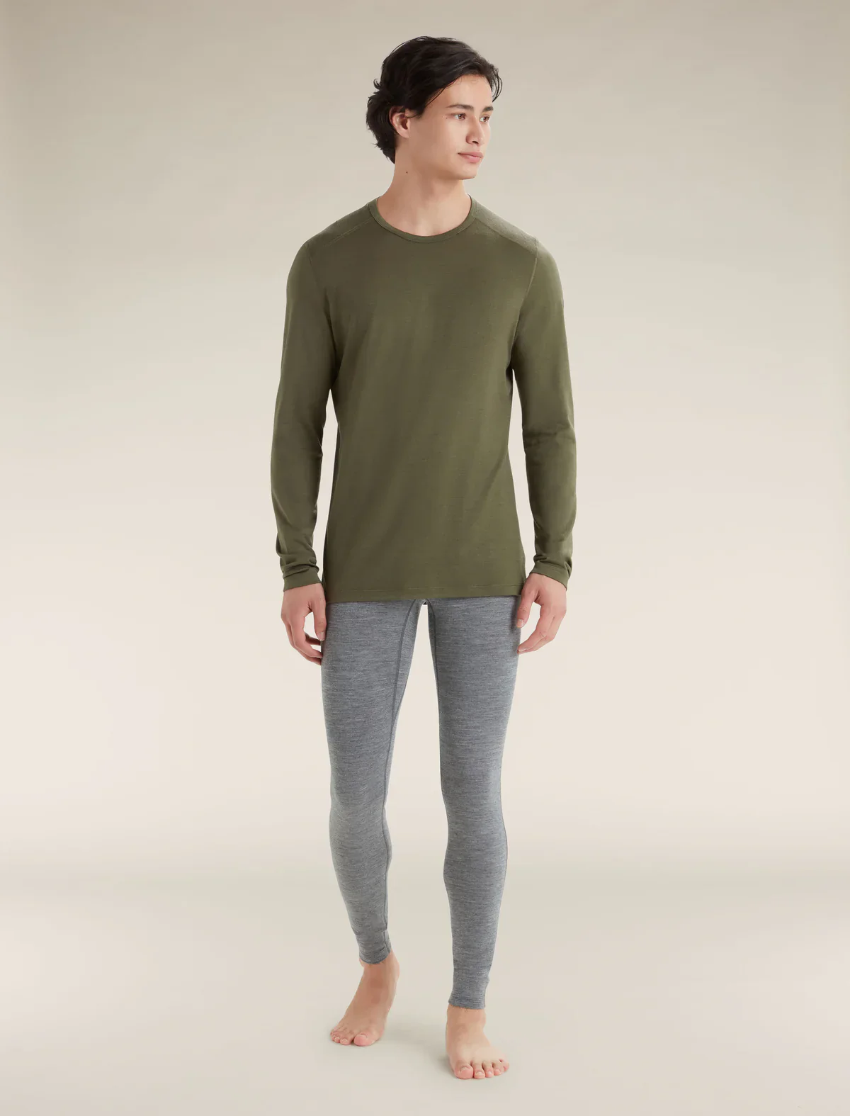 Icebreaker Merino 200 Oasis Long Sleeve Crew Thermal Top (Men's) - Image 22
