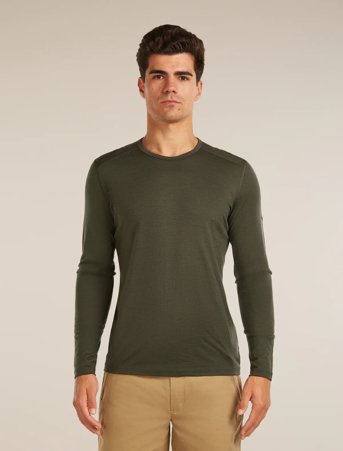 Icebreaker Merino 200 Oasis Long Sleeve Crew Thermal Top (Men's) - Image 7