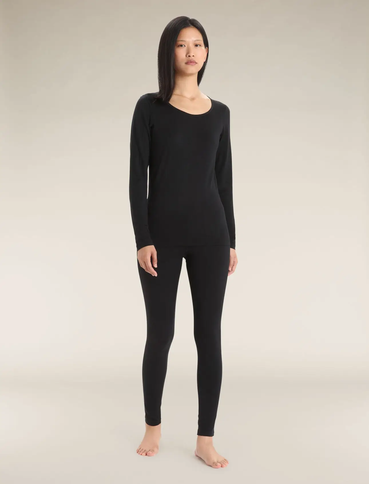 Icebreaker Merino 200 Oasis Long Sleeve Scoop Thermal Top (Women's) - Image 3
