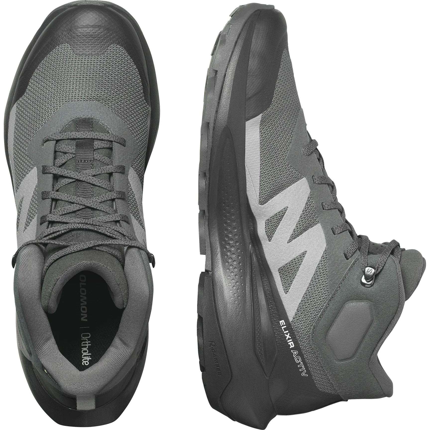 Salomon Elixir Activ Mid Gore-Tex Boots (Men's) - Magnet - Image 5